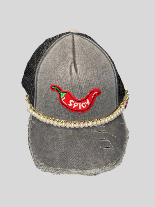 Hat with Spicy patch